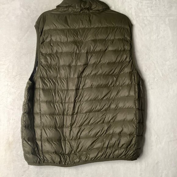 Hawke & Co. Sport Packable Puffer Vest Men Large Olive Green Dynamic Sport - Picture 2 of 6